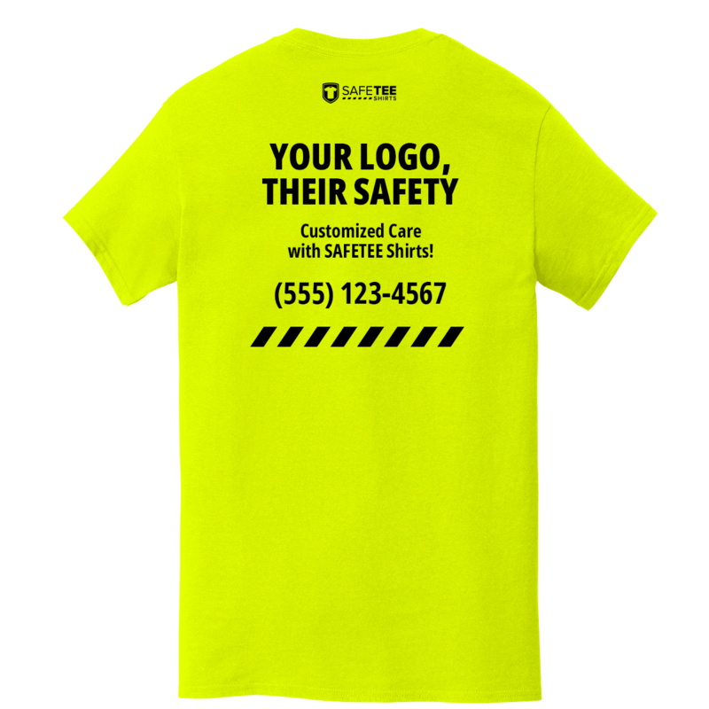 SAFETEE - Gildan ® Heavy Cotton ™ 100% Cotton T-Shirt with Pocket Thumbnail