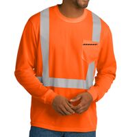 SAFETEE - CornerStone® ANSI 107 Class 2 Mesh Long Sleeve Tee Thumbnail