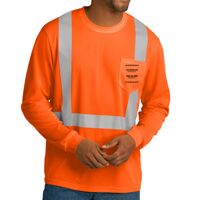 SAFETEE - CornerStone® ANSI 107 Class 2 Mesh Long Sleeve Tee Thumbnail